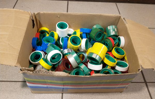 Plakband en tape met kleurtjes